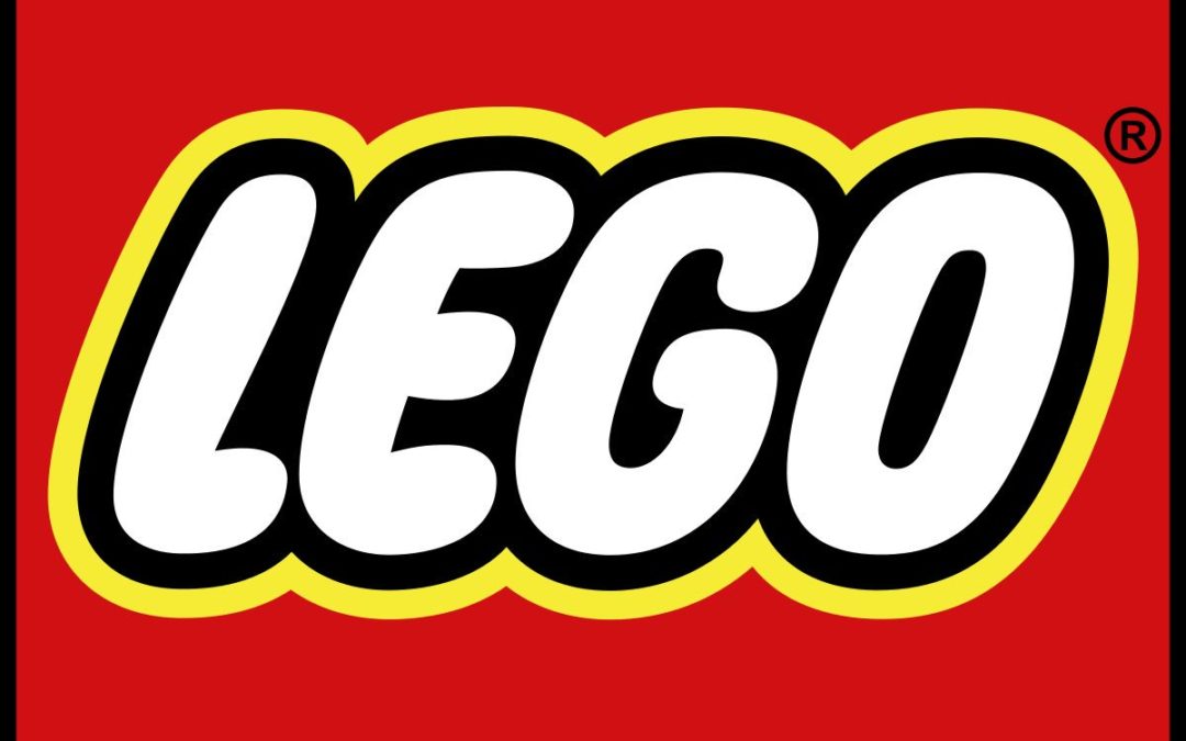 Lego Logo in red square