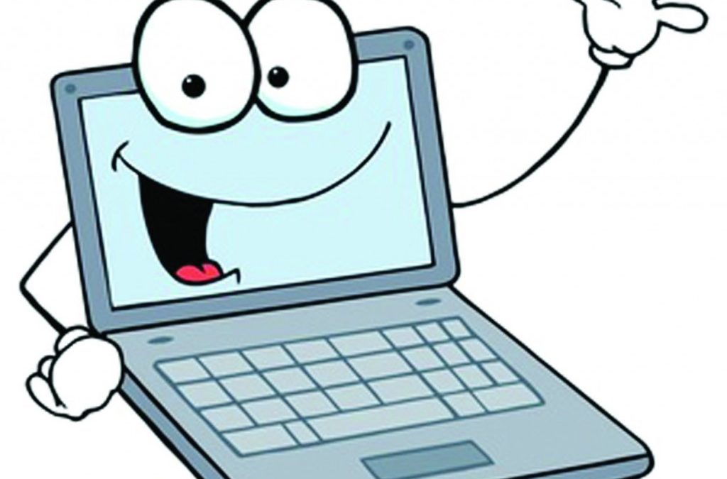 clip art cartoon laptop