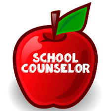 Clip art apple with school counselor text
