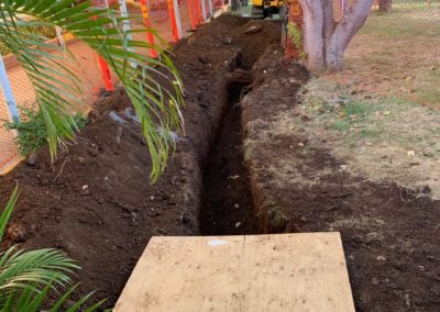 Trenching for the World Language Building