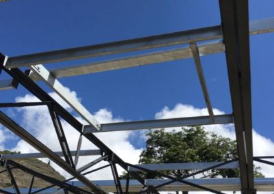 Steel framing for roofing